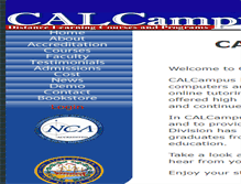 Tablet Screenshot of hs.calcampus.edu