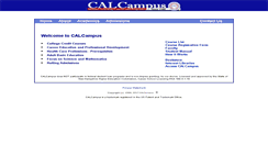 Desktop Screenshot of calcampus.com