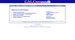 Desktop Screenshot of calcampus.edu