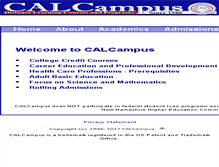 Tablet Screenshot of calcampus.edu